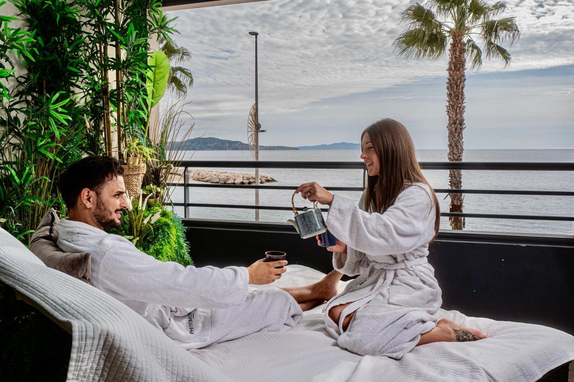 Blue Summer Vibes Mini Studio For Two, Ac, Parking, Beach At 50M, Spa Access -2 Λα Σιοτά Εξωτερικό φωτογραφία