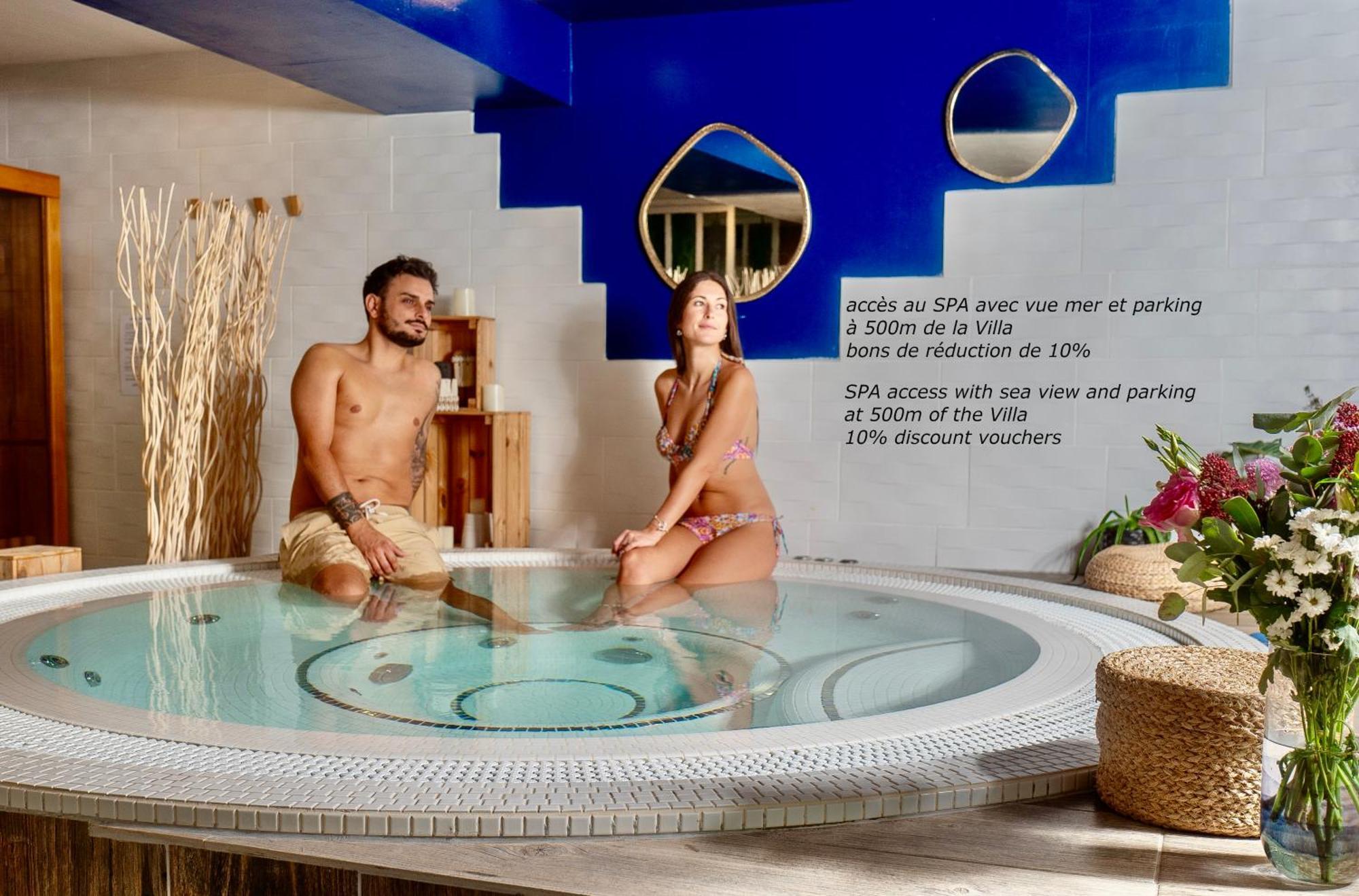 Blue Summer Vibes Mini Studio For Two, Ac, Parking, Beach At 50M, Spa Access -2 Λα Σιοτά Εξωτερικό φωτογραφία